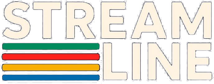 Streamline — green, red, yellow and blue lines